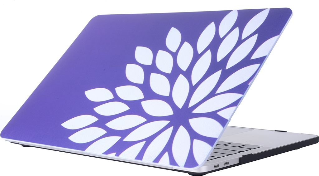 Mobigear Flowers MacBook Pro 15 Zoll (2016-2019) Hardcase Hülle MacBook Case - Model 58 - Model A1707 / A1990
