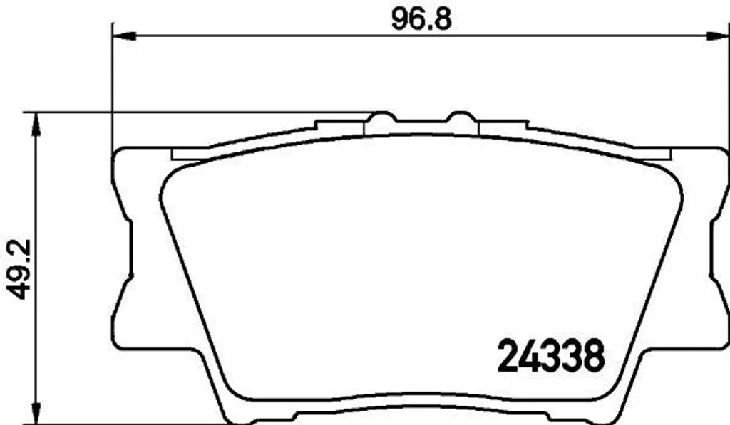 Plaquettes de frein HELLA haute durabilité pour Toyota RAV 4 et ES