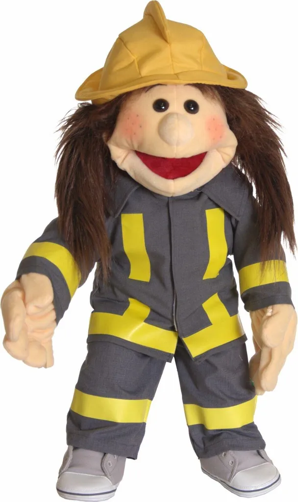 Costume de Pompier pour Marionnette 65cm : Idéal Théâtre et Pédagogie