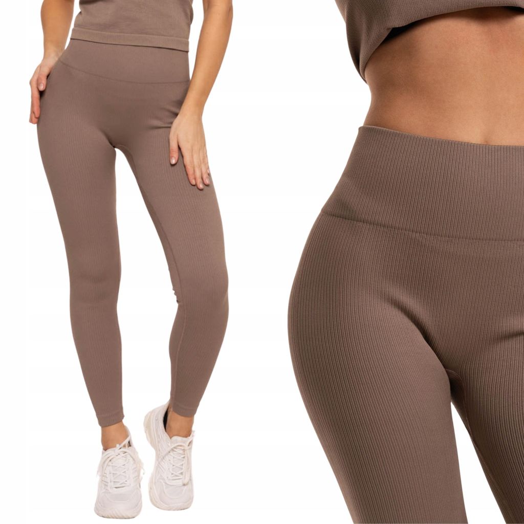 Leggings deportivos de mujer, cintura alta, opacos, con Imagen del producto 