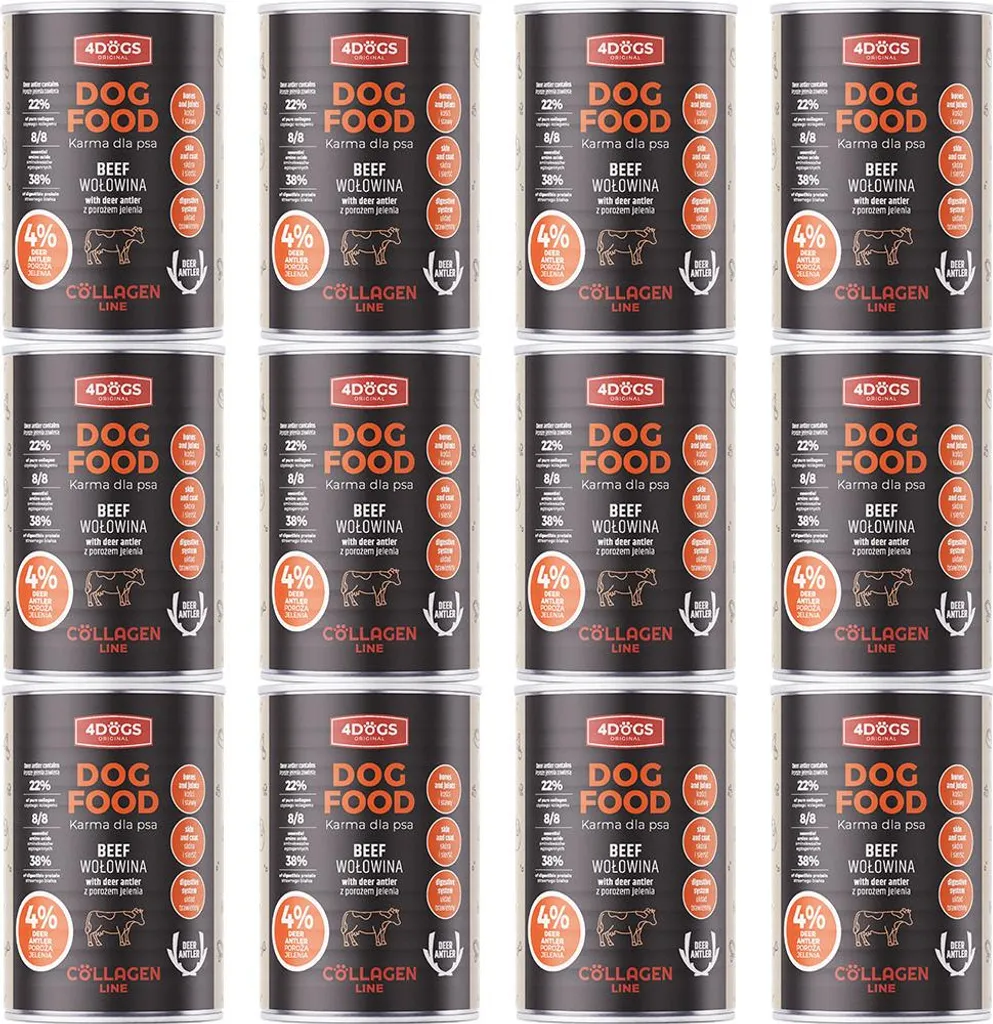 Alimento Naturale Collagene per Cani - Corna e Manzo - Promo 10+2