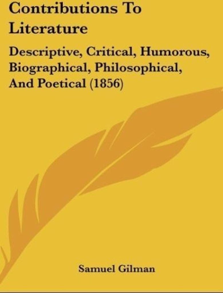 Contributions To Literature