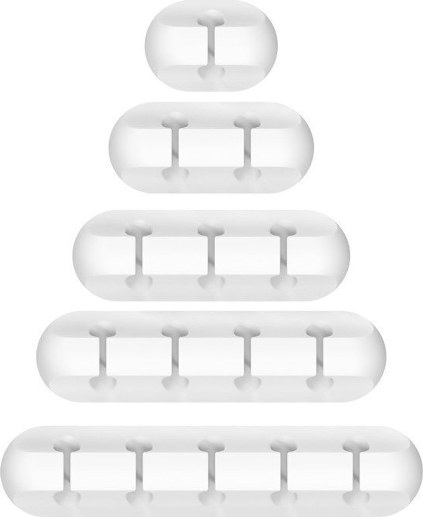 Kabelhalter Clips, 5er-Pack Kabel-Organizer Schreibtisch, Produktbild 