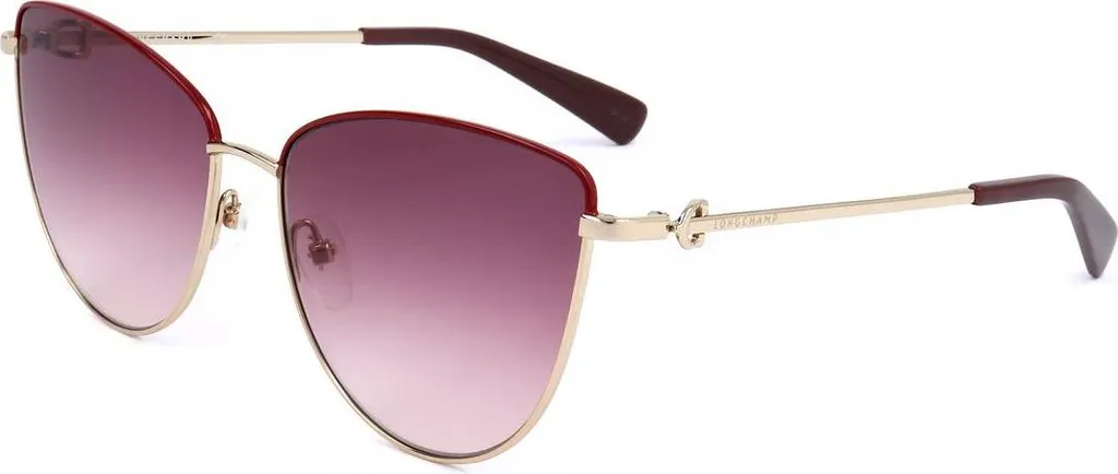 Lunettes de soleil Longchamp LO152S 721 Gold Wine 58mm pour femme