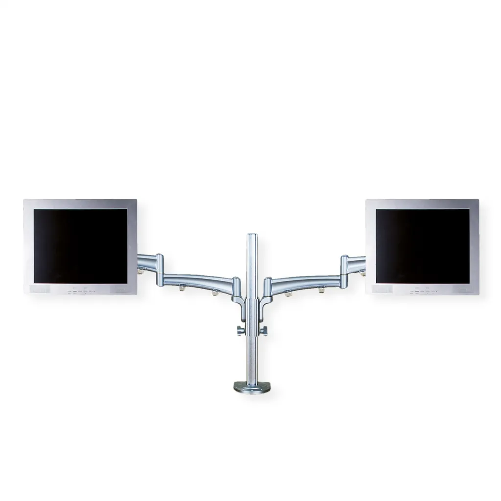 Aménager son bureau avec le bras double écran VALUE - Réglage ergonomique