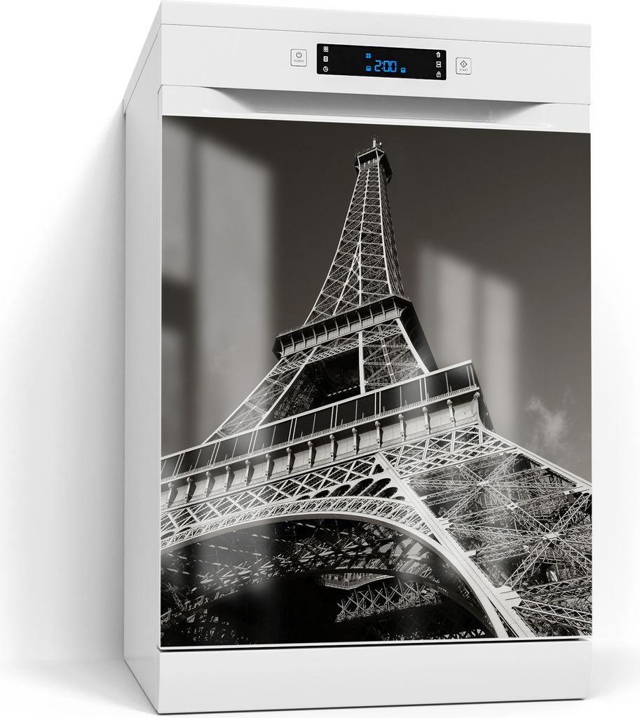 DEQORI Magnetmatte Spülmaschine Standard 60x70 cm 'Eiserne Eleganz' Magnetfolie Deko-Folie