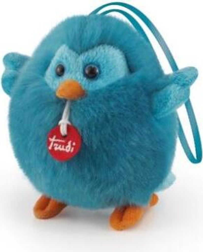 Maskottchen Charm Blauer Vogel Schlüsselanhänger 29096 TRUDI