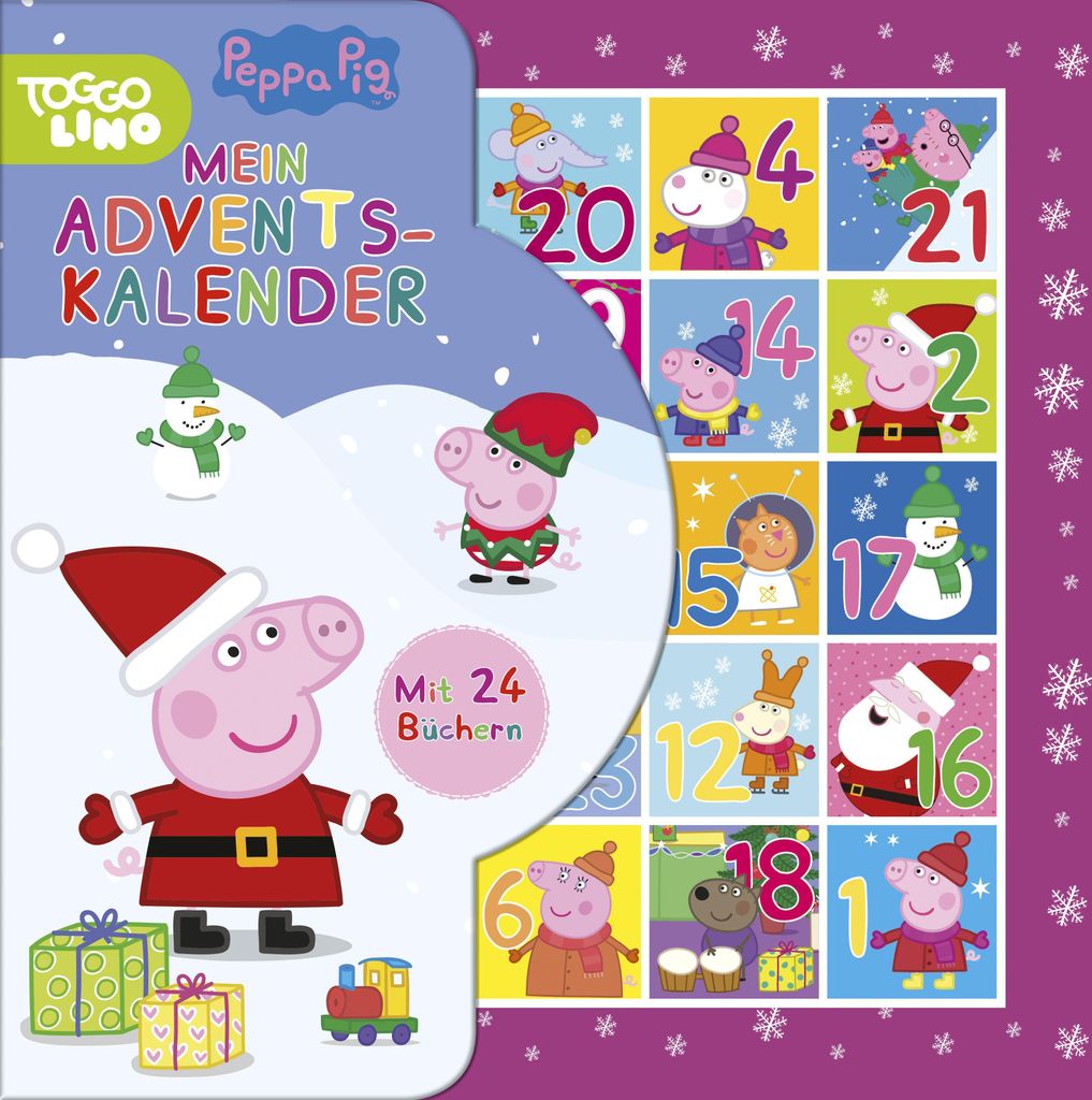 VERLAG: SCHWAGER & STEINLEIN Peppa Pig Adventskalender Produktbild 