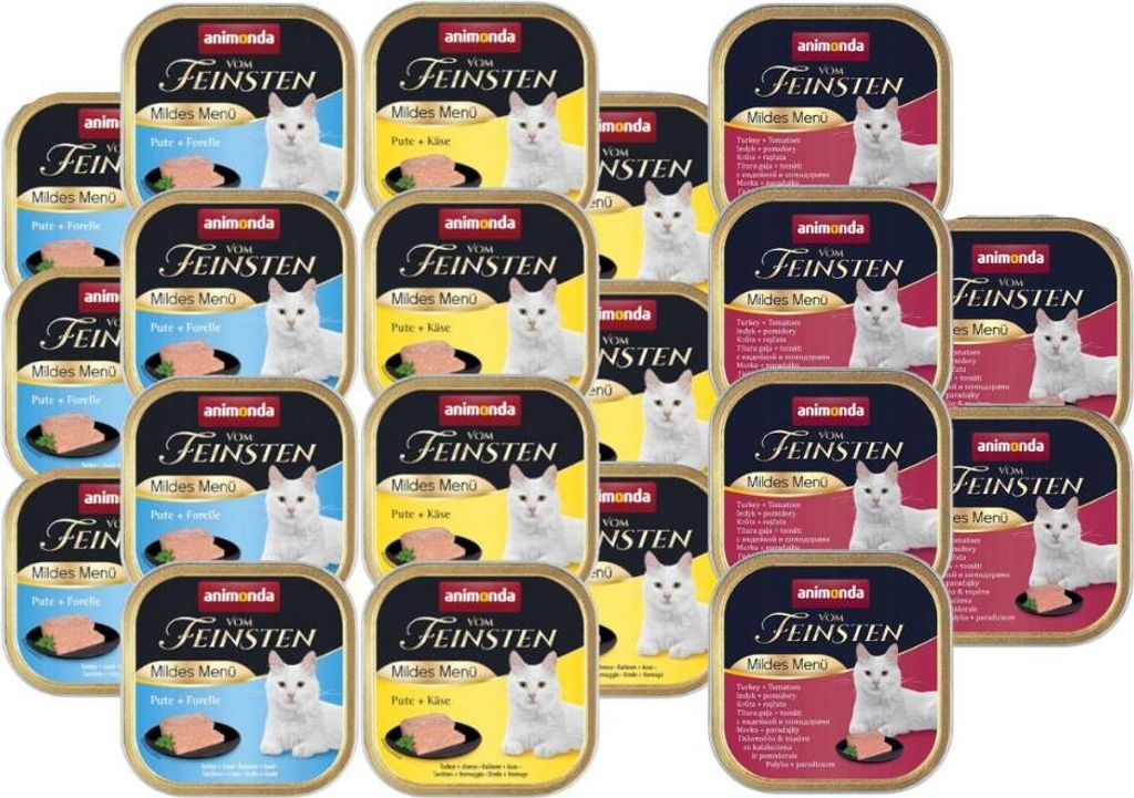 animonda Vom Feinsten Mildes Menü Pute Käse, Adult, jede Produktbild 