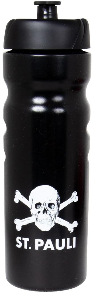 FC St. Pauli Fahrradtrinkflasche Totenkopf 750 ml, Original Produktbild 