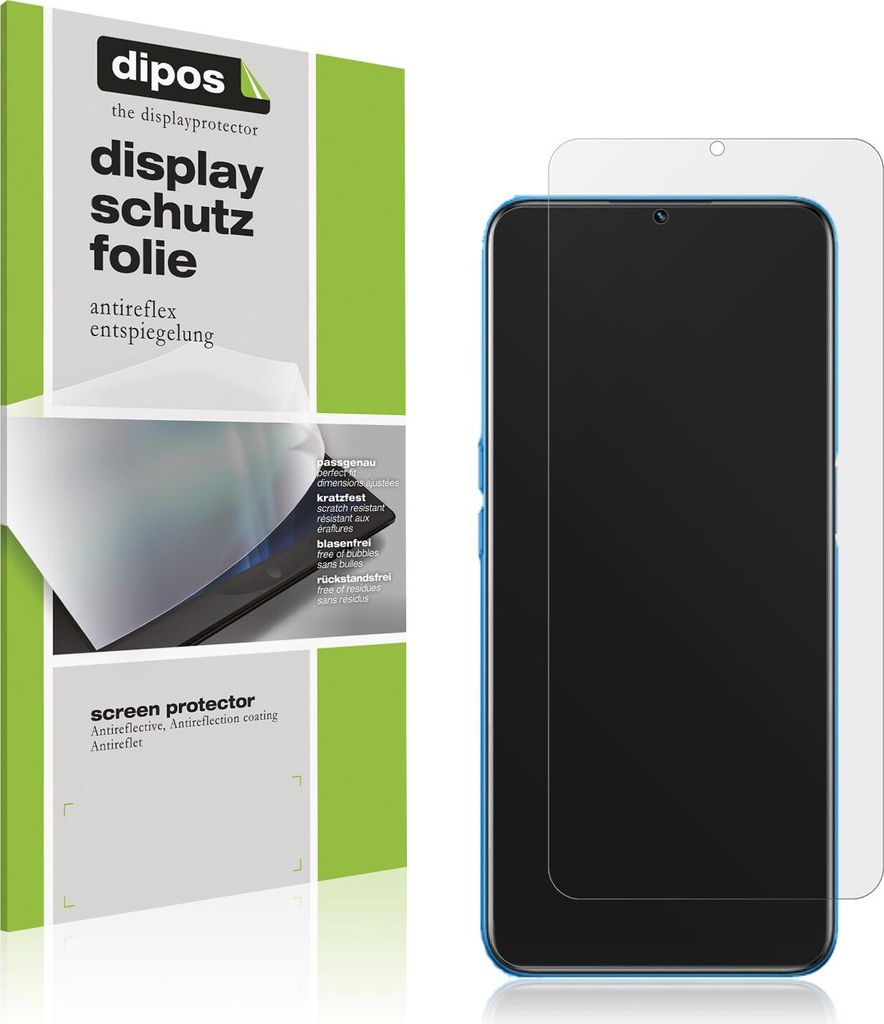 2x Schutzfolie für Realme V11S matt Displayschutzfolie Folie Display Schutz dipos