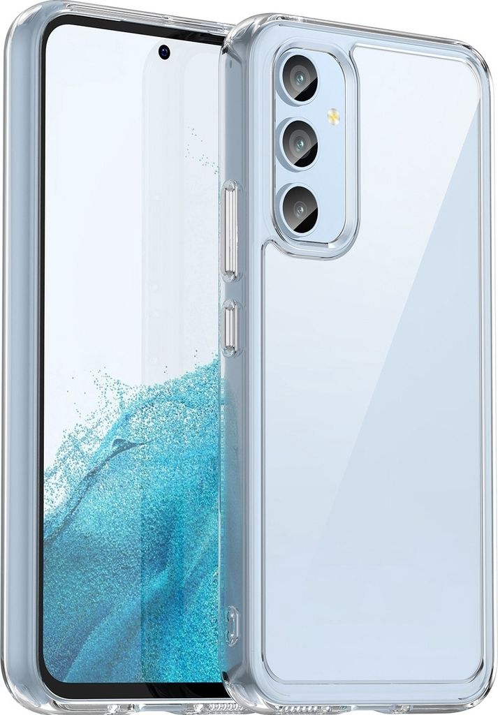 Mobigear Crystal Durchsichtig Samsung Galaxy A54 Hülle Hardcase Backcover - Transparent