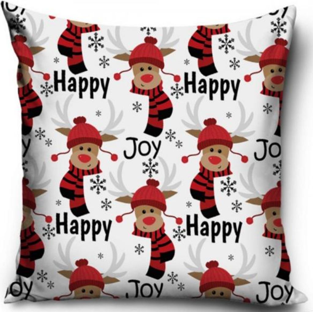 Weihnachts-Kissenbezug HAPPY, 40/40cm, PNL225102