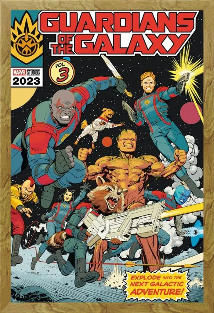 Regalo Nerd Perfetto: Poster Guardiani 3 + Cornice Shinsuke Maxi Rovere