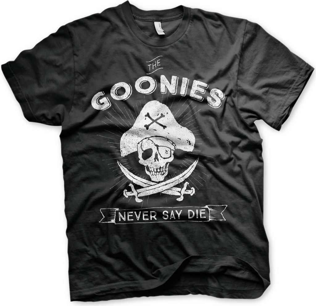 Goonies - Never Say Die T-Shirt - Medium - Black