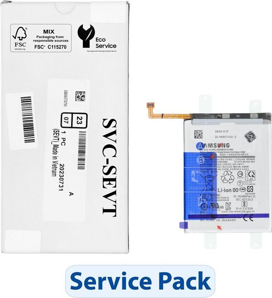 ServicePack Akku EB-BM135ABS do SAMSUNG M13 M135F GH82-29136A