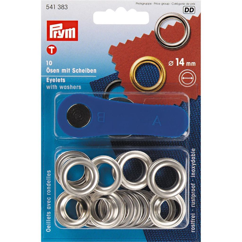 PRYM Oeillets + anneaux 14mm 14 mm Raccords pour bimini Image du produit 