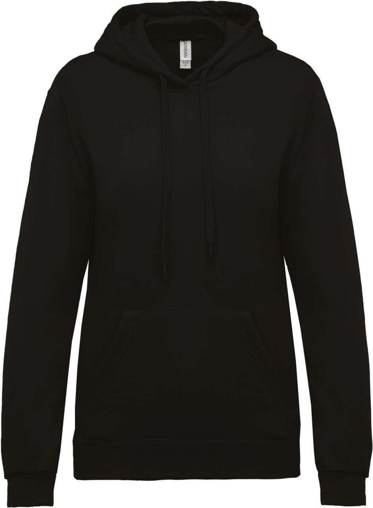 Kariban UNI Hoodie Kapuzenpullover Sweatshirt Sweatjacke Pullover, Größe:XS, Farbe:Schwarz