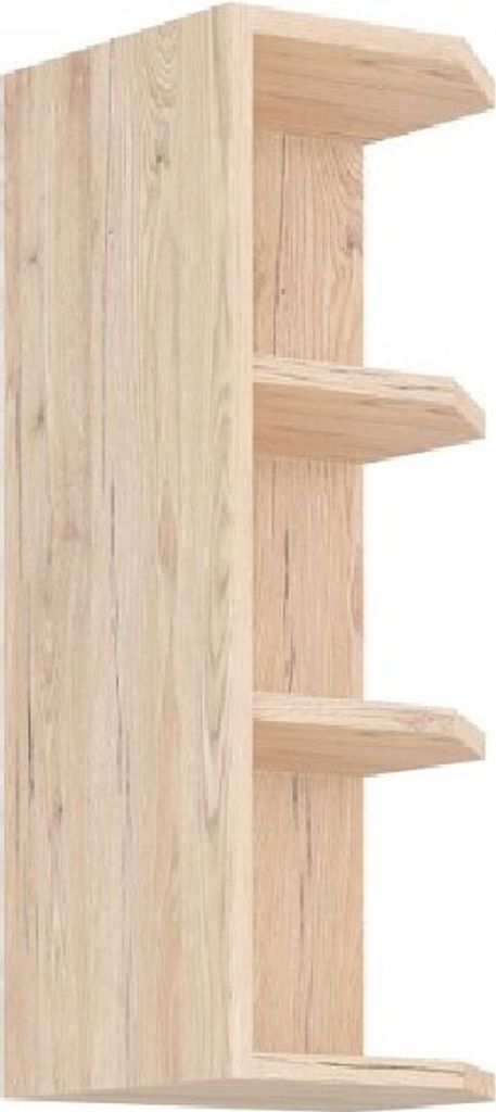 Oberer Eckschrank BERIT – Breite 30 cm, Bordeaux-Eiche