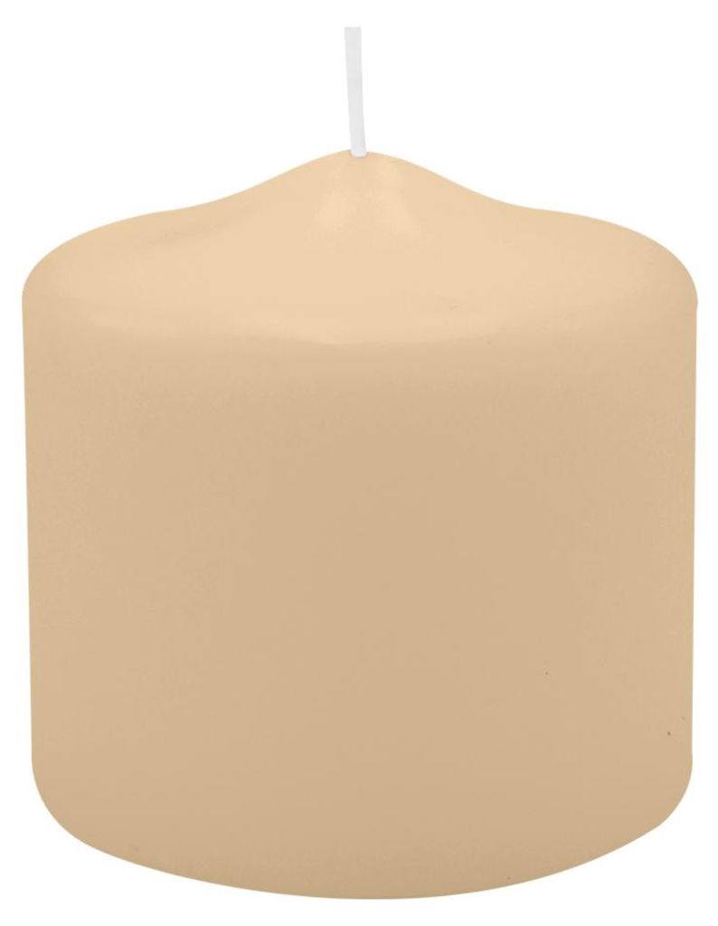 Spitzkopf Stumpen Kerzen Pinie 10 x Ø 10 cm, 12 Stück (neue Art.-Nr. 14402.44.012)