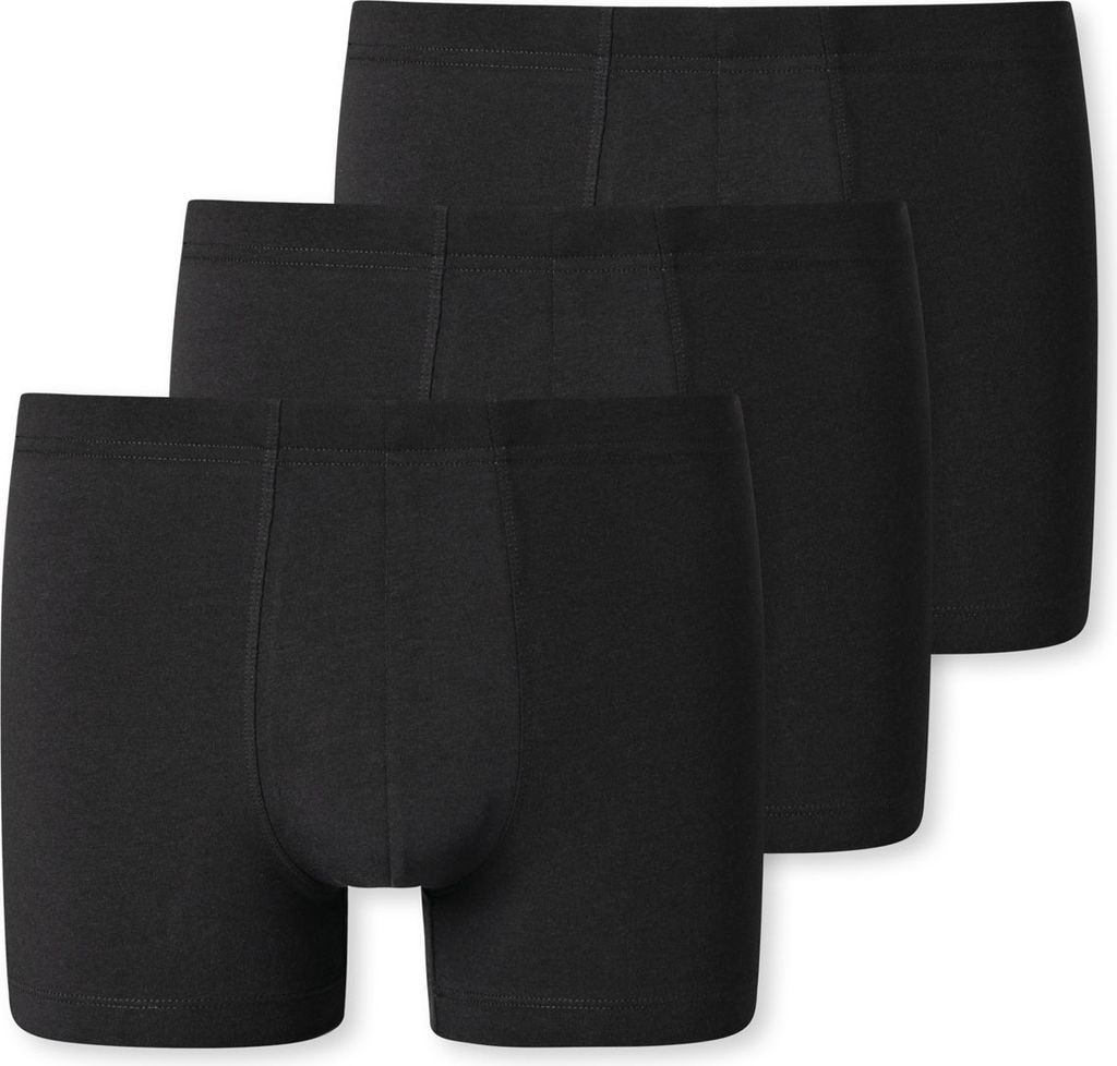 Schiesser Herren 3 er Pack Shorts Gr. 5  schwarz Produktbild 