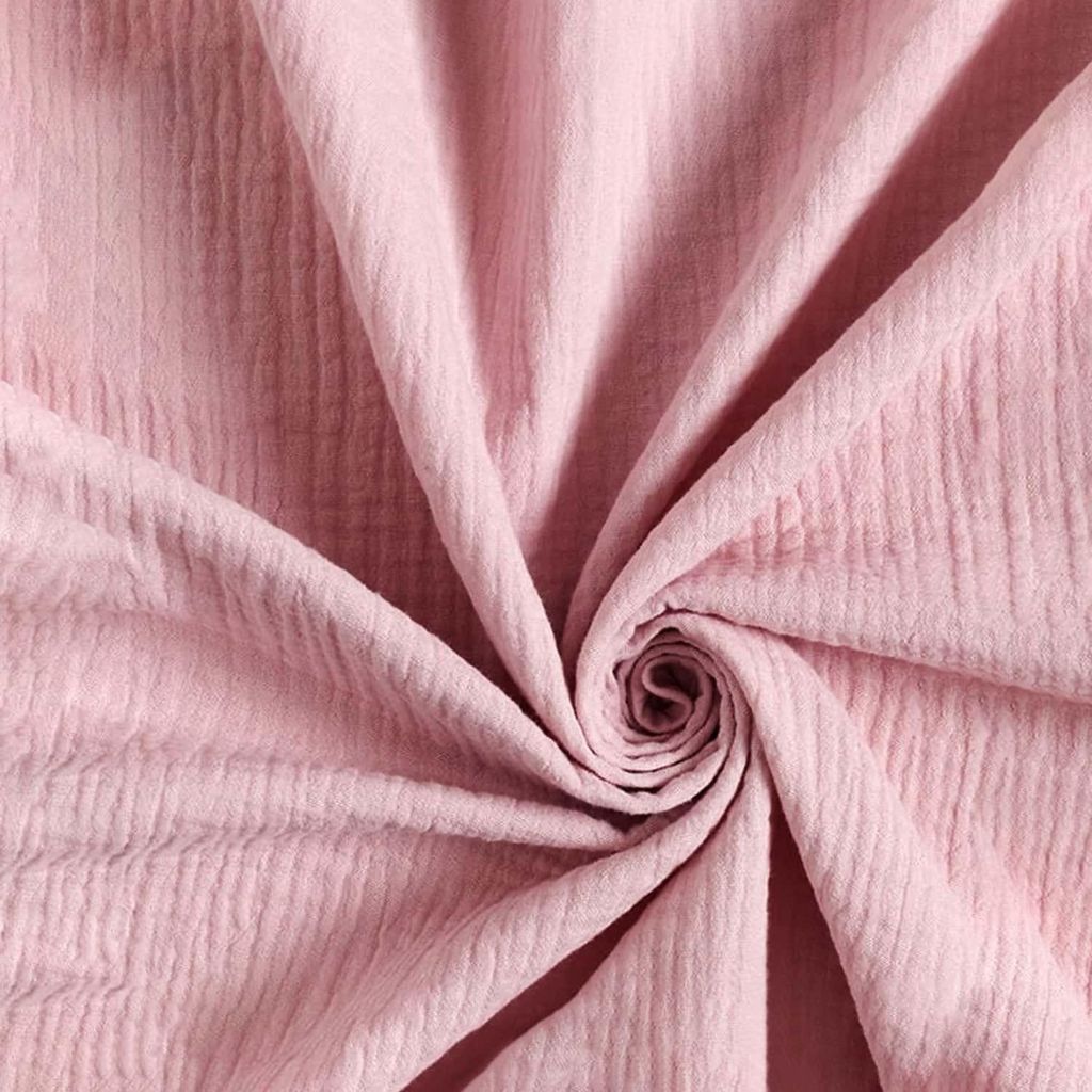 Coupon Double-Gaze Baumwolle Tiny - 3m - Rose | by Craft Loom