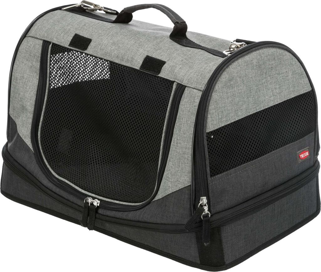 TRIXIE Tasche Holly - schwarz/grau - 30 × 30 × 50 cm Produktbild 