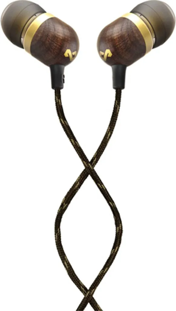 Auricolari Eco-Friendly House Of Marley Smile Jamaica Ottone Legno - 2