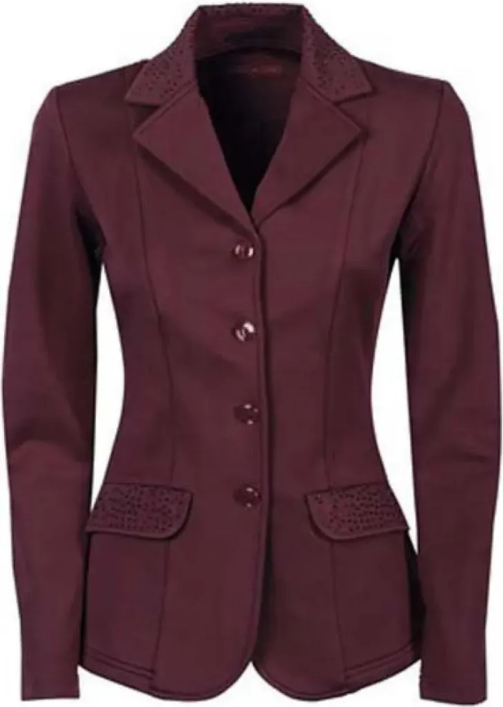 Veste de concours violette XS Harry's Horse pour compétitions équitation