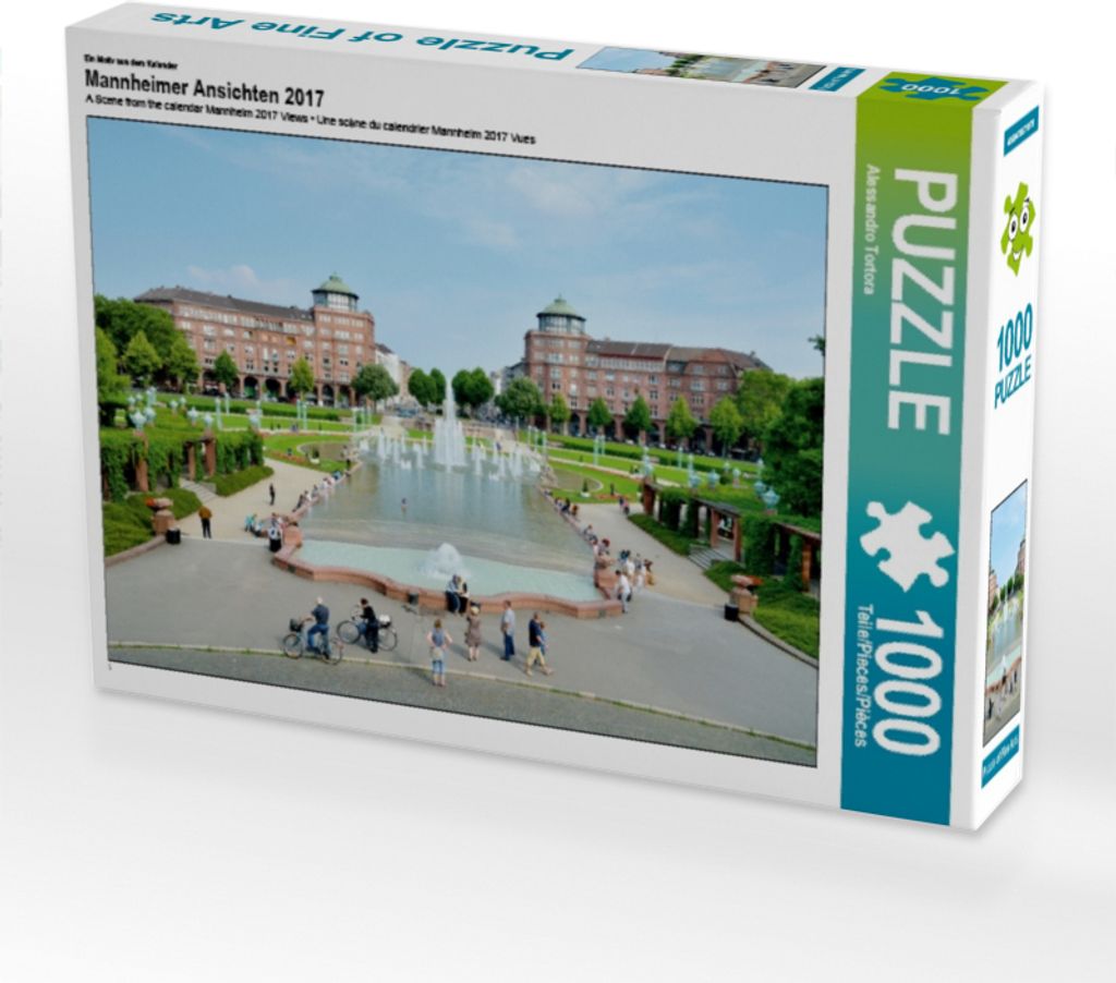 Calvendo Ein Motiv aus dem Kalender Mannheimer Ansichten 2017 1000 Teile Puzzle quer 640x480mm, Tortora Alessandro; 7442160
