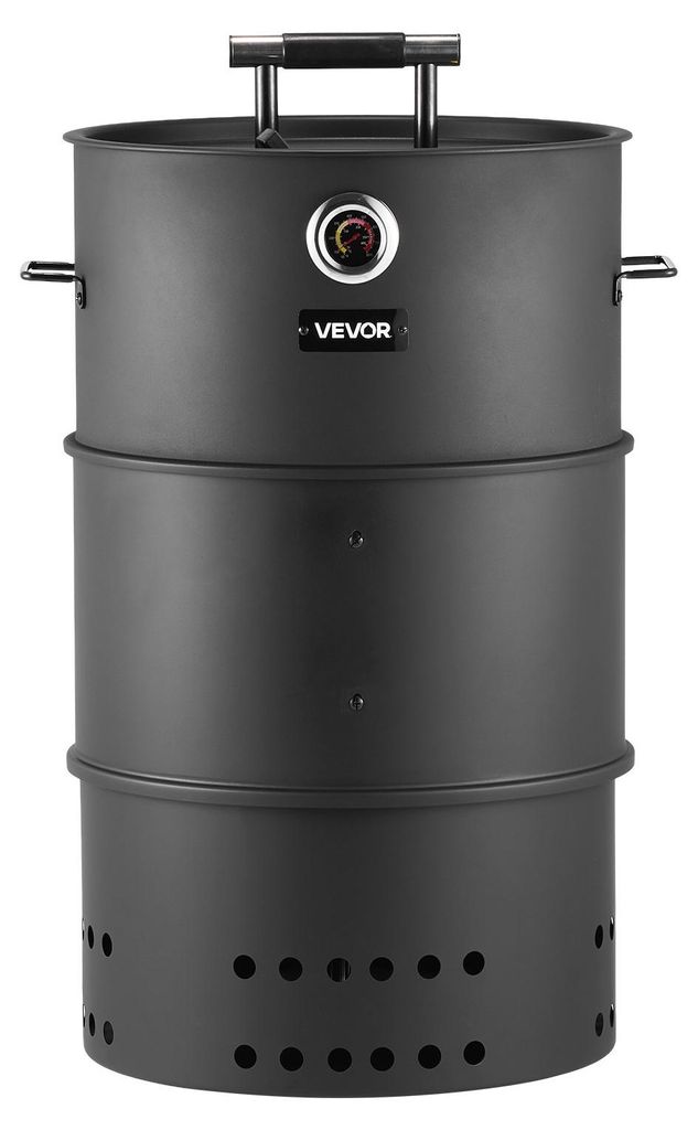 VEVOR údiaca rúra, 470 mm, gril na drevené uhlie, údiaci Obrázok produktu 