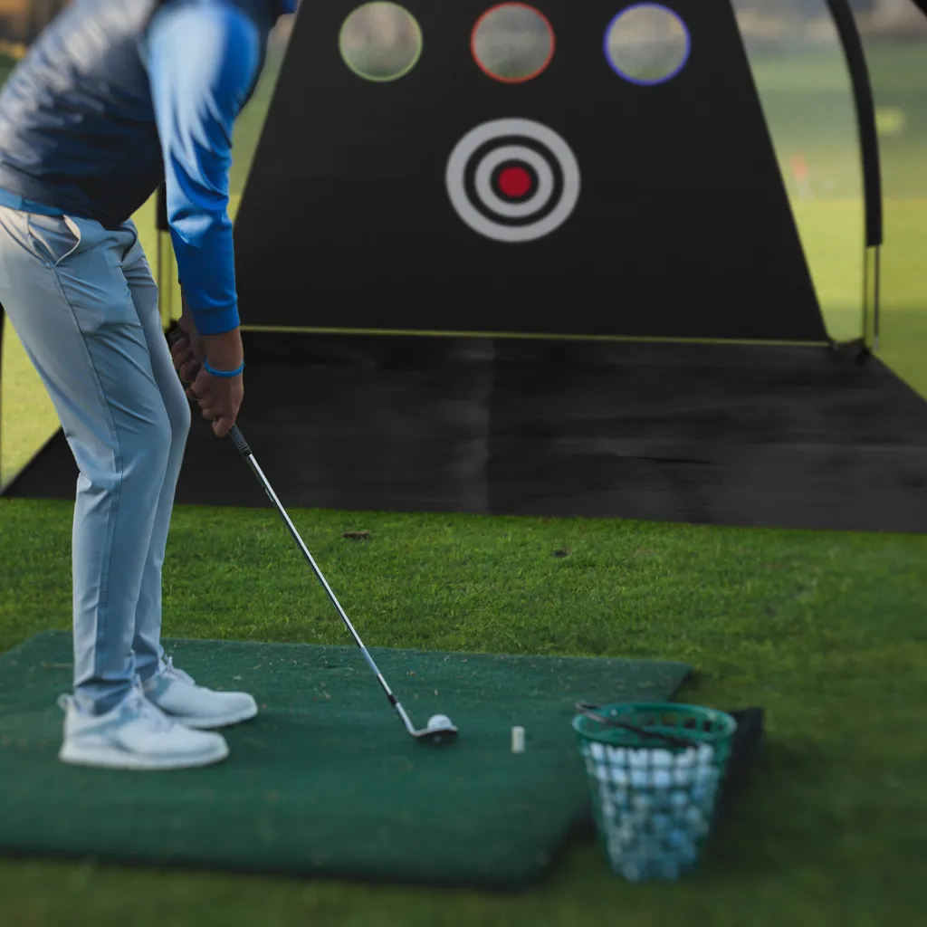 Filet de practice de golf noir Relaxdays résistant et grand format - 5