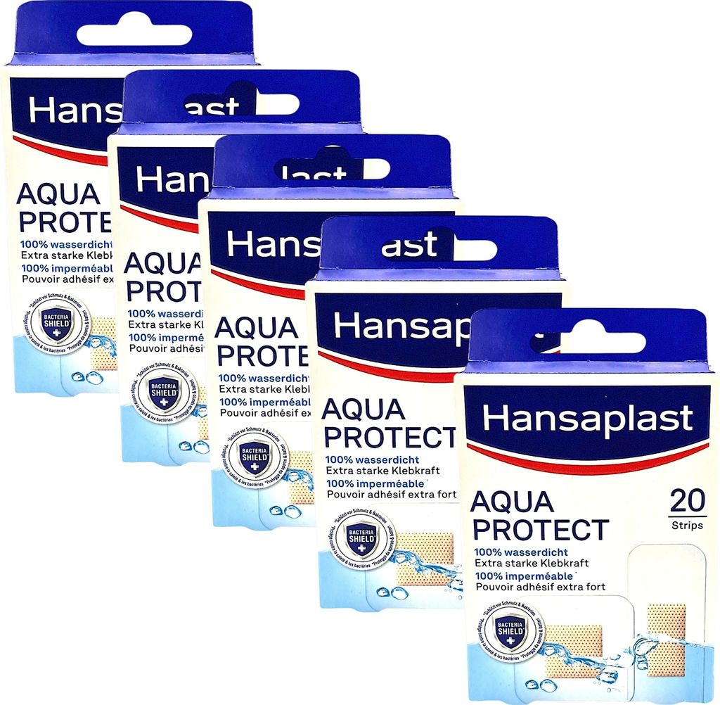 Hansaplast Aqua Protect Pflaster - 5x 20 Stück