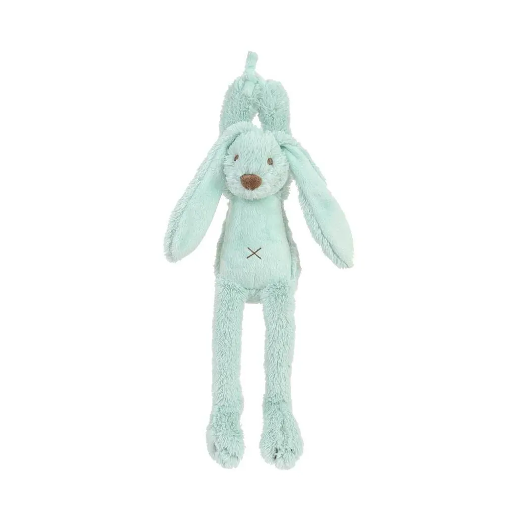Boîte à musique lapin Richie menthe Happy Horse - Peluche musicale 28cm