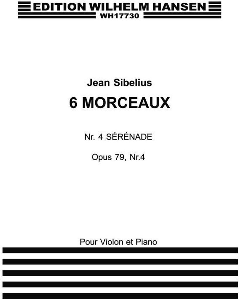 Serenade op.79,4 pour violon et piano