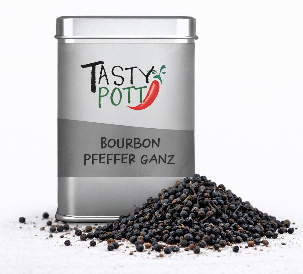 Tasty Pott Bourbon Pfeffer - schwarz, ganz 50g Produktbild 