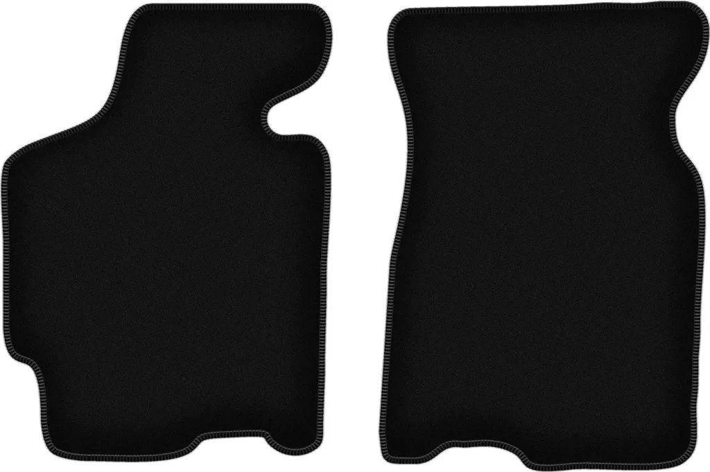 Wielganizator Tappetini anteriori in velluto per Mazda Xedos 6 (1992-1999, berlina) neri, set 2 pz, con fissaggi