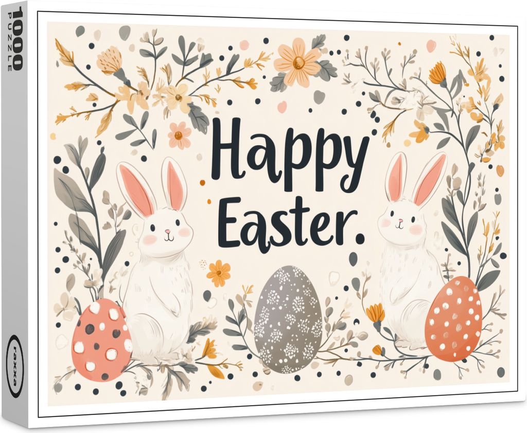 raxxa Premium-Puzzle "Happy Easter II", 1000 Teile