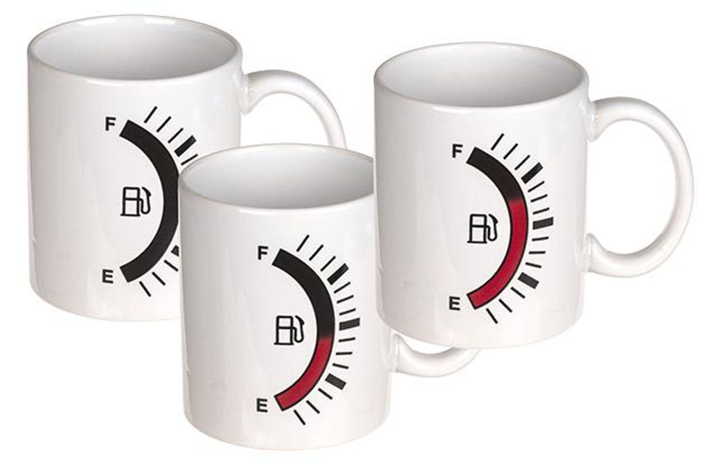 Magic Fuel Gauge Mok voor Automobilisten Productafbeelding 