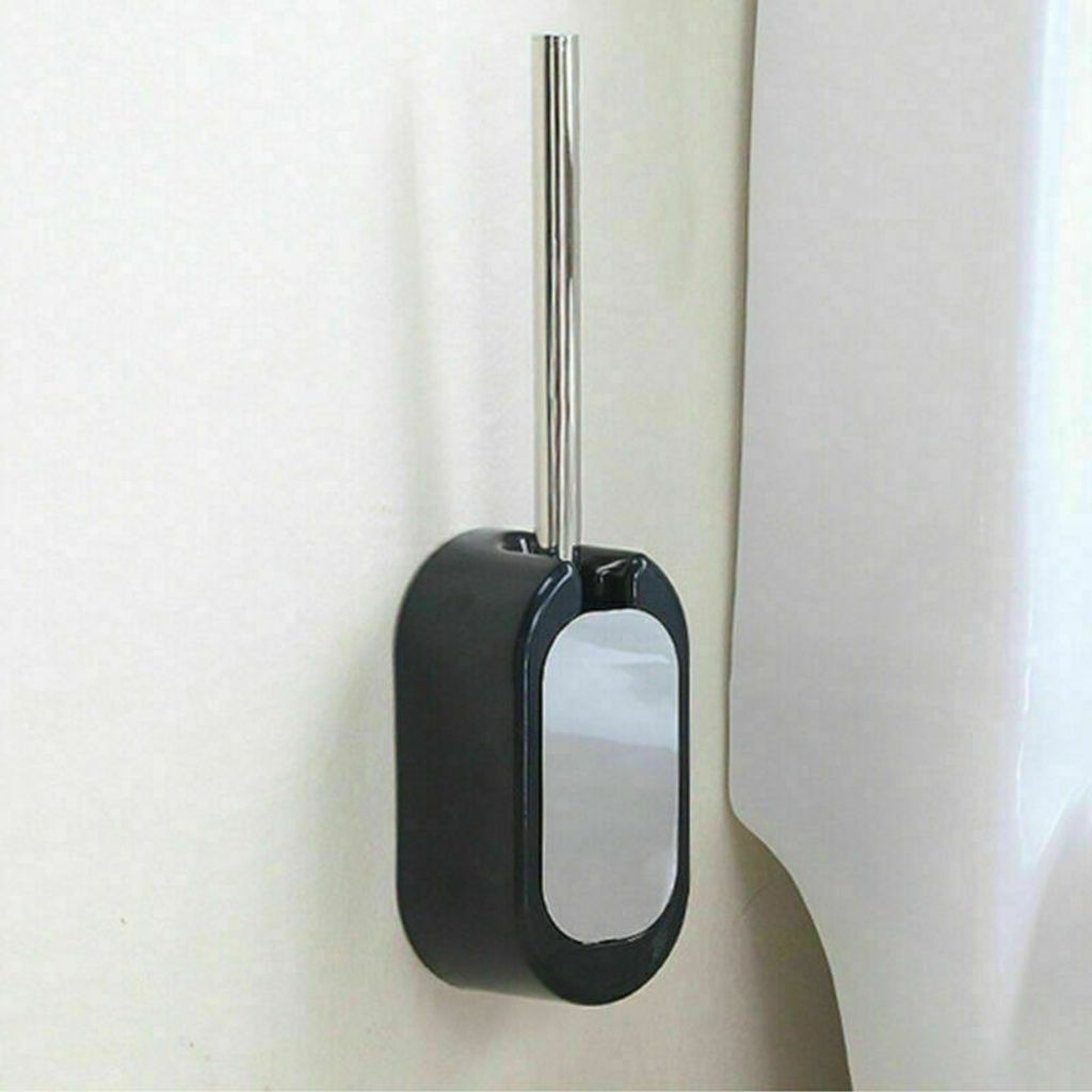 Wandmontage Edelstahl Toilettenbürste Klobürstenhalter Wc Garnitur Set Halter Schwarz