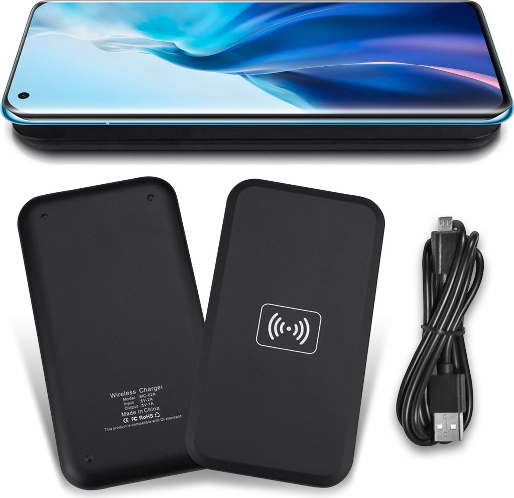 Induktives Schnell Ladegerät für Oppo Find X3 Pro QI Wireless Charger Kabellos