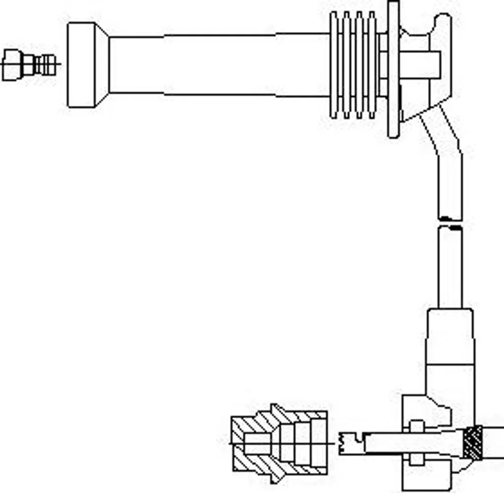 Cavo d'Accensione BREMI 1006346 per Ford Mondeo/Fiesta/Escort - 813/45