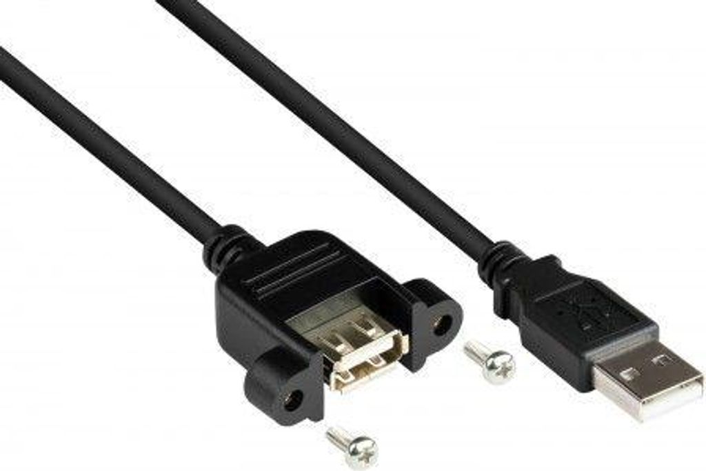 Good Connections USB2.0 Verlängerung A-Einbaub. A 0,3m