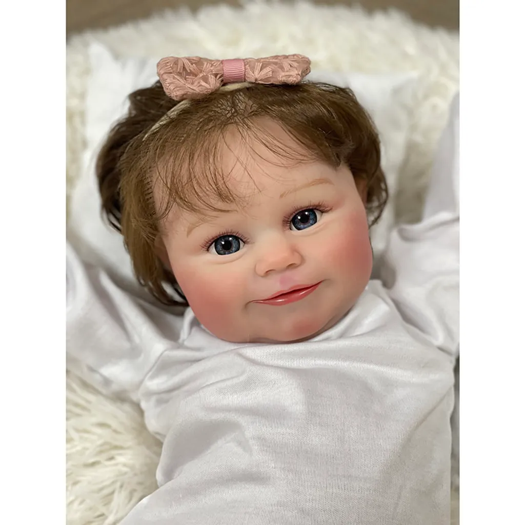 Poupée réaliste Maddie sans brillance pour un effet bébé véritable - 3