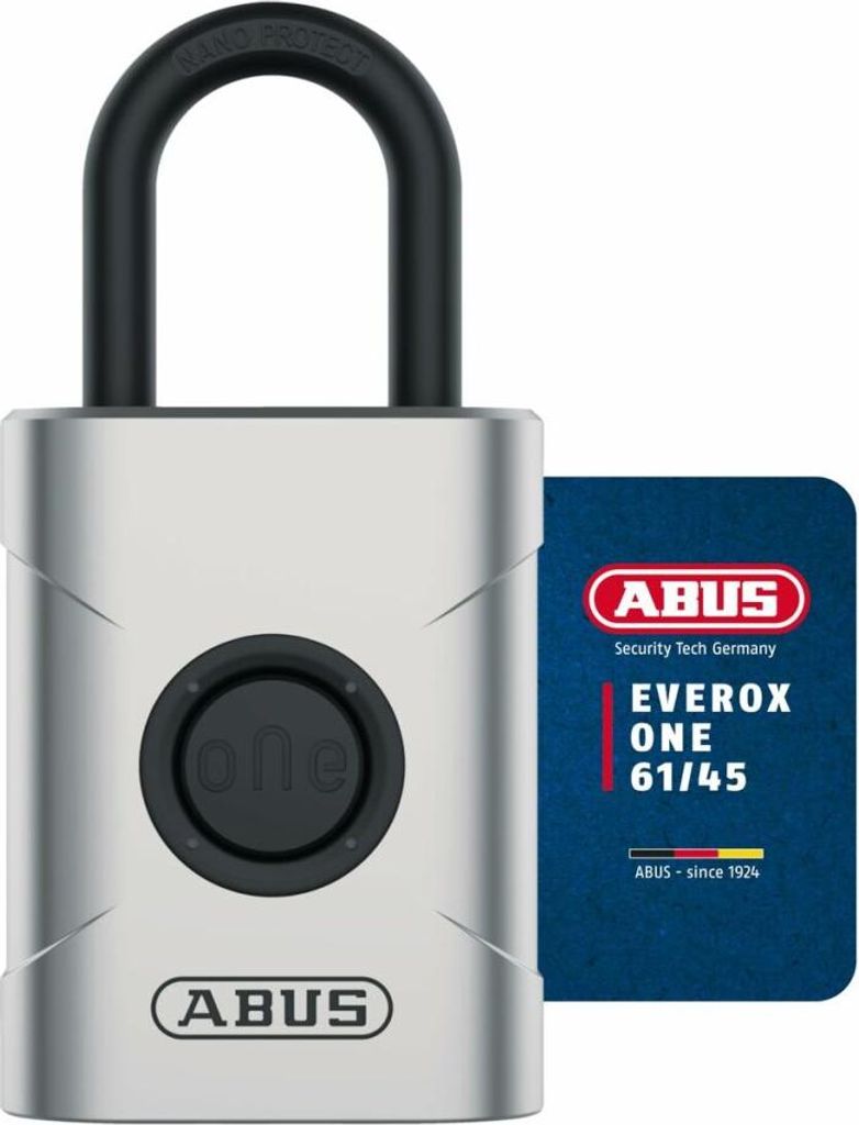 ABUS Everox One 61/45, Conventioneel hangslot, Zilver, 4,5 Productafbeelding 