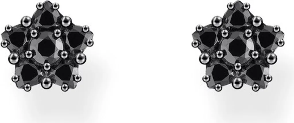 Thomas Sabo H2297-643-11 Boucles d'Oreilles Héritage Noir et Croix - 3