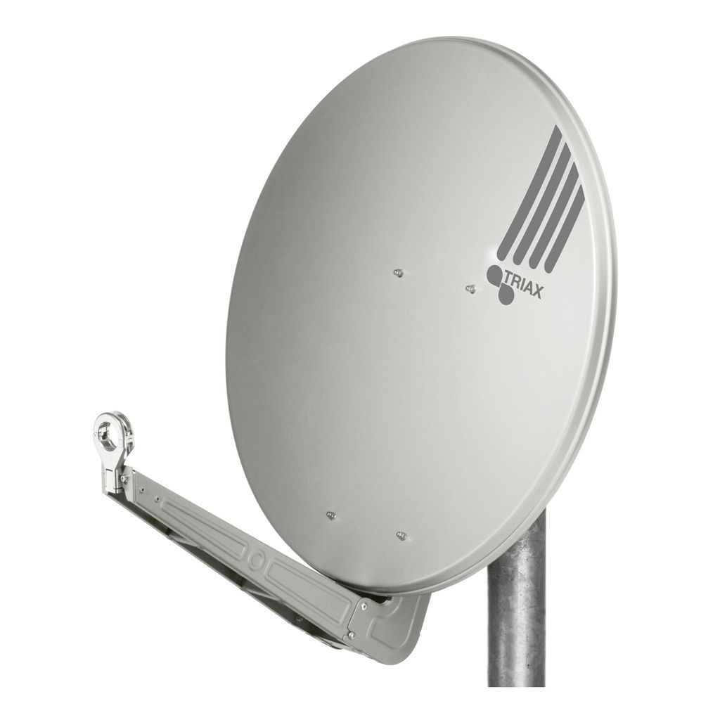 TRIAX Sat-Spiegel FESAT 95 HQ lg Offset Alu lichtgrau 350391