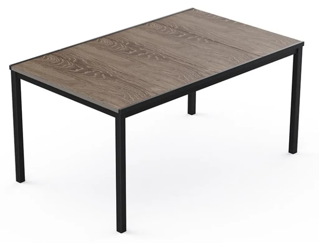 Table extérieure robuste Porto Keter 160 cm sans entretien effet bois