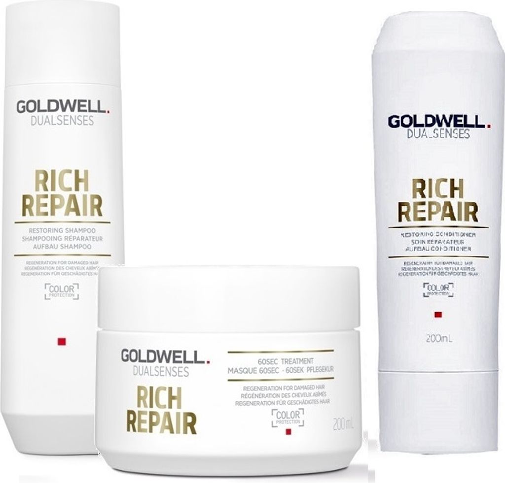 Goldwell DS RR Restoring Shampoo 250ml + Conditioner 200ml Produktbild 