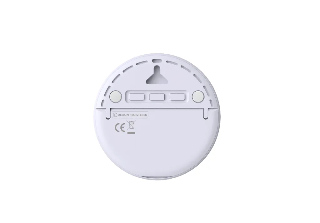 Station météo Technoline WS9168 compacte blanche à horloge quartz précise - 9